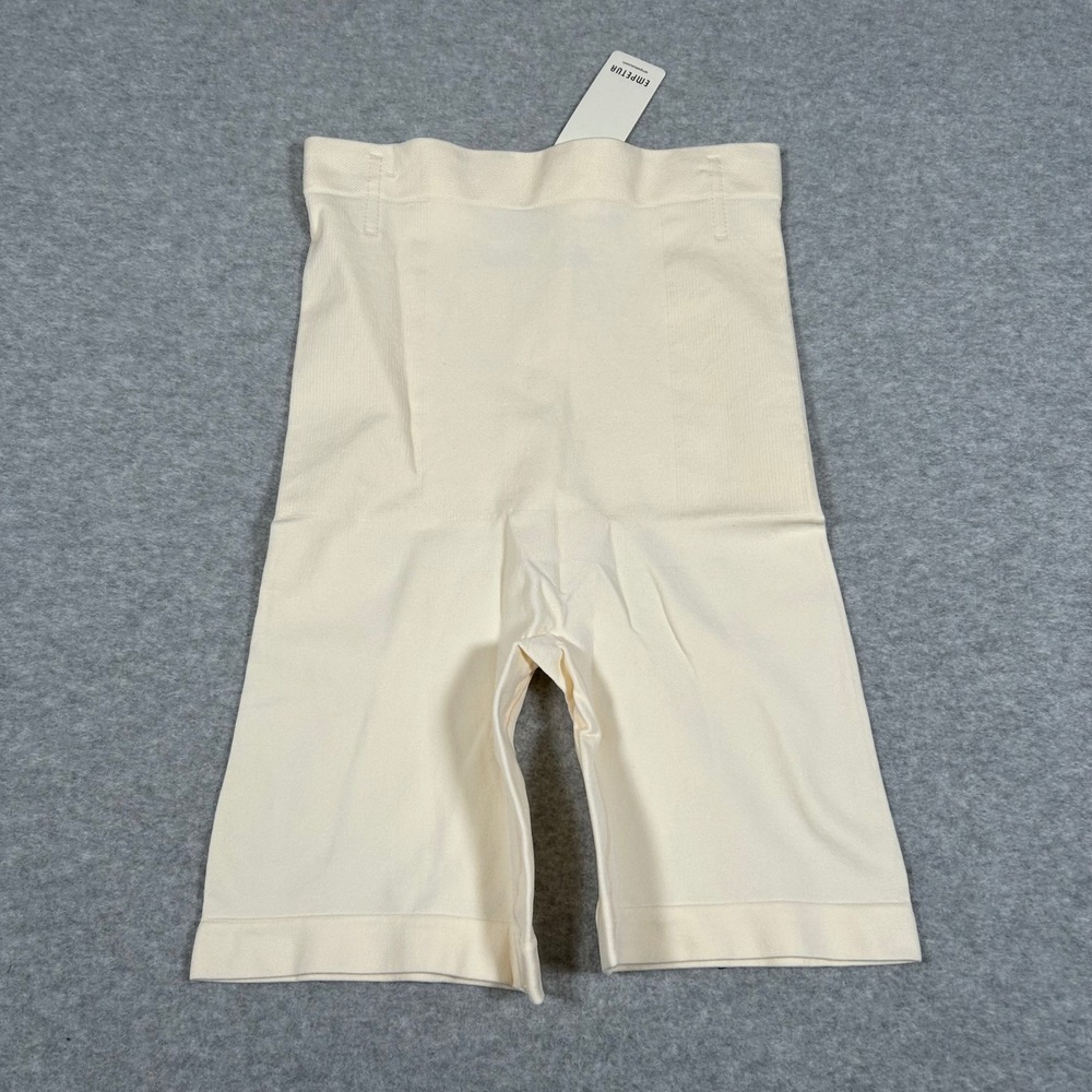 Shapermint High Waisted Shaper Shorts Womens Medium/ Large Beige‎ Tummy Control